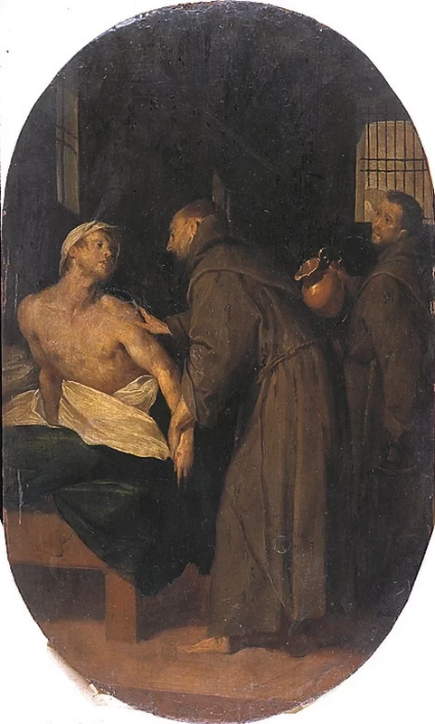 Giovan Battista Crespi, detto Cerano - San Francesco risana il lebbroso, Pinacoteca Brera, Milano